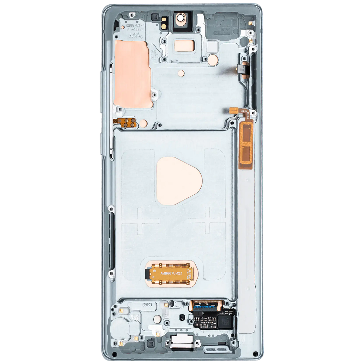 OLED Assembly With Frame For Samsung Galaxy Note 20 5G (Aftermarket Plus) (Mystic Green)