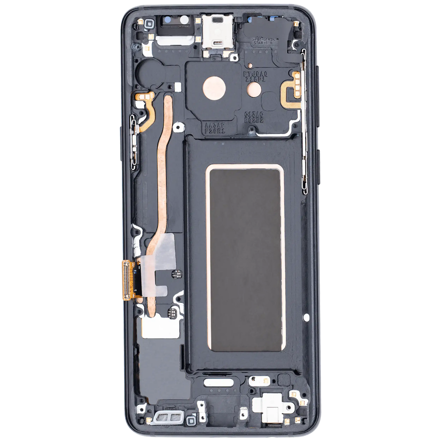 OLED Assembly With Frame For Samsung Galaxy S9 (Aftermarket Plus) (Midnight Black)