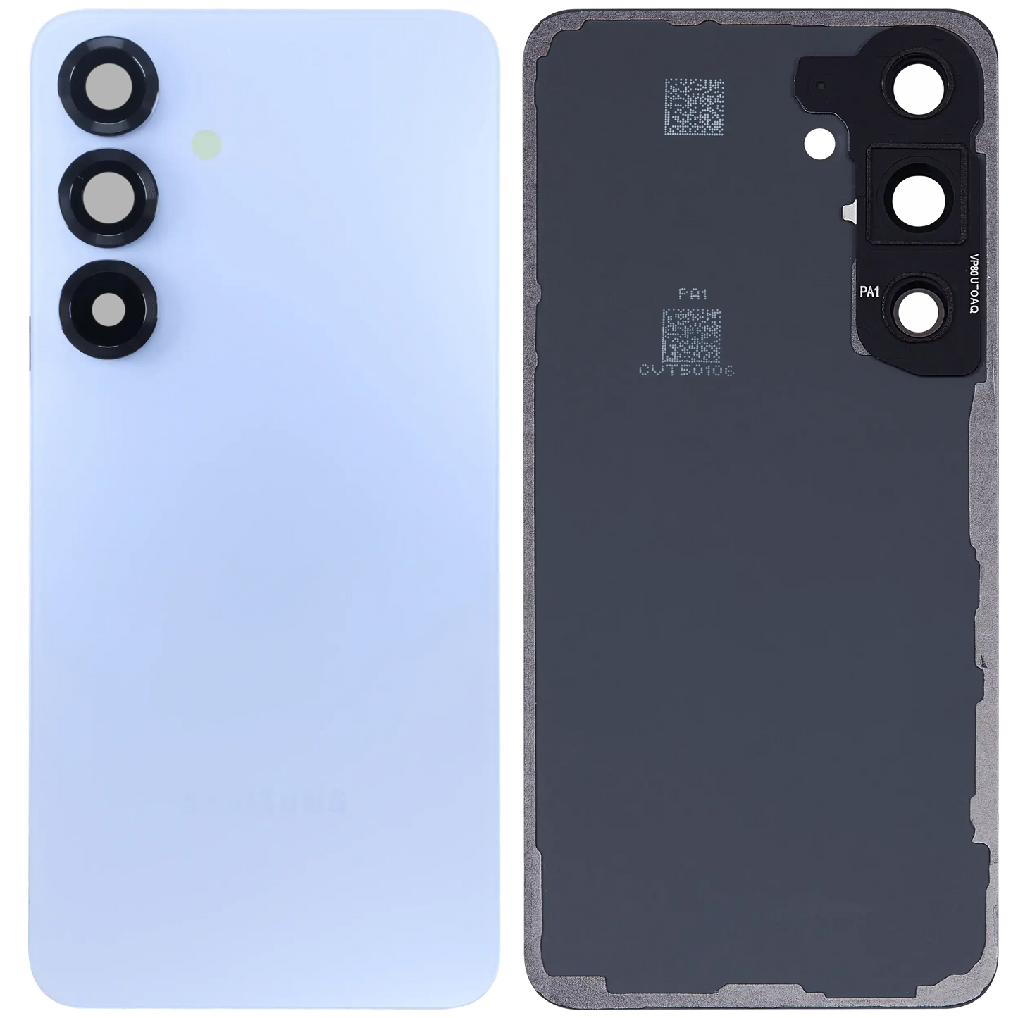 Back Cover Glass With Camera Lens For Samsung Galaxy S25 5G (US & International) (Service Pack) (Icy Blue)