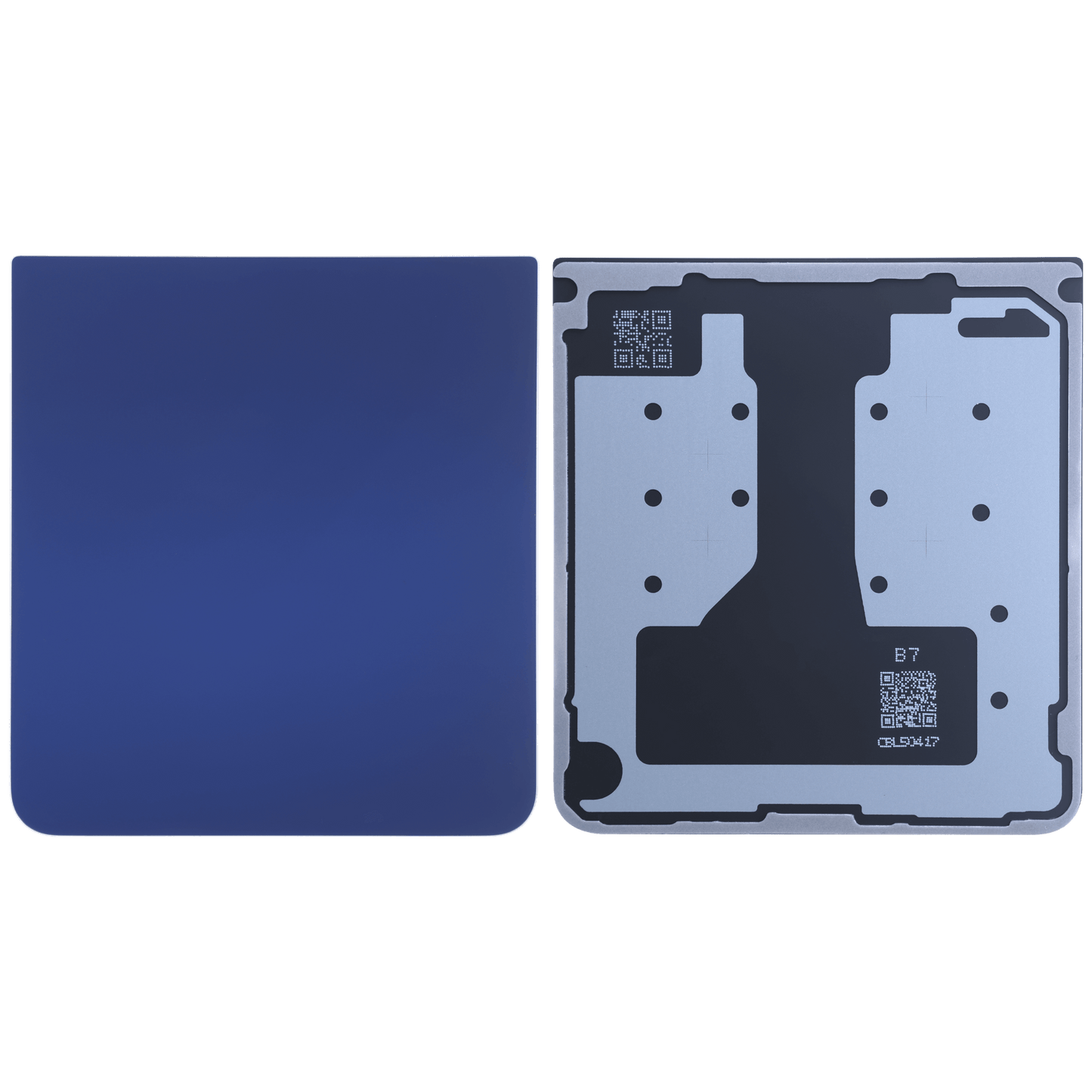 Bottom Back Cover For Samsung Galaxy Z Flip 7 5G (Service Pack) (Blue) - Replacement iPhone Parts