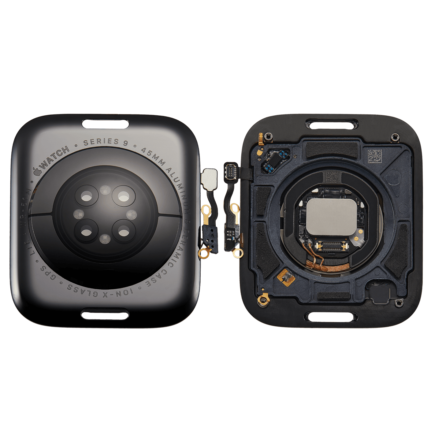 Back Cover Assembly For Watch Series 9 (45mm) (LET Version) (Aluminum / Space Black)
