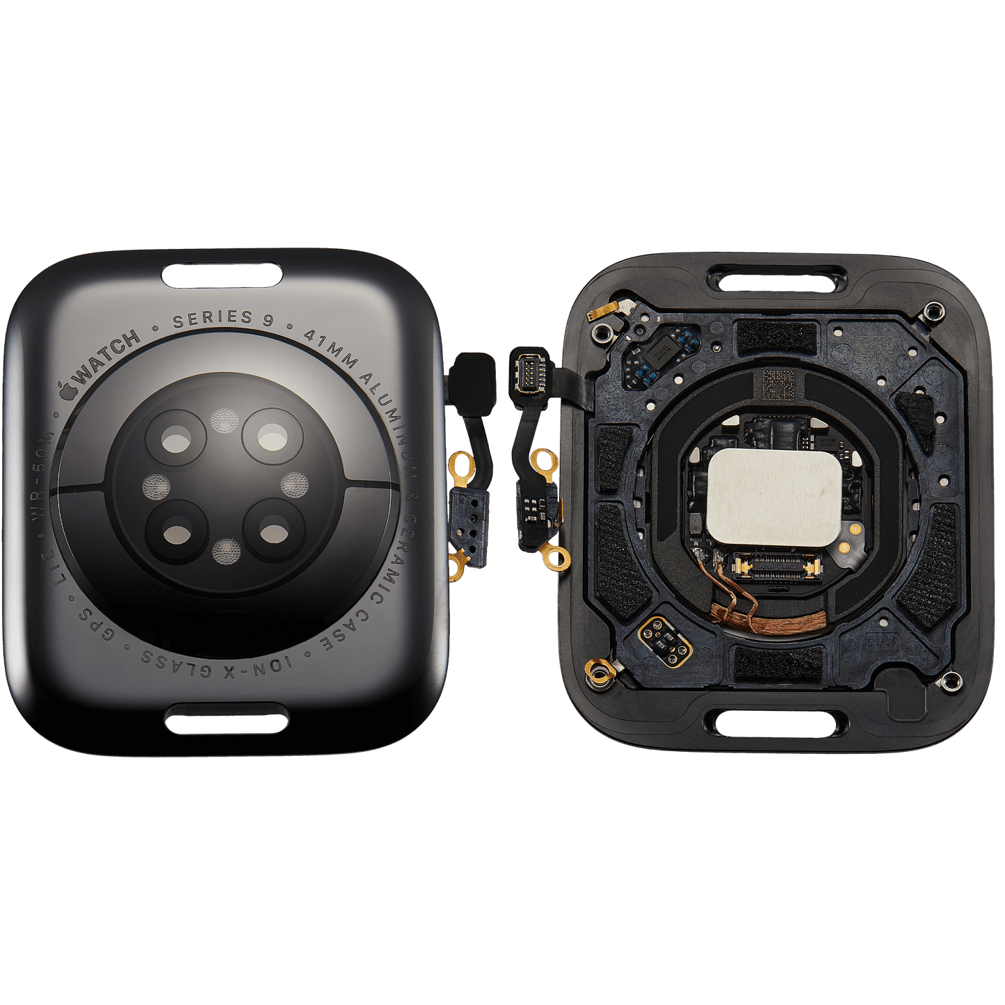 Back Cover Assembly For Watch Series 9 (41mm) (LET Version) (Aluminum / Space Black)