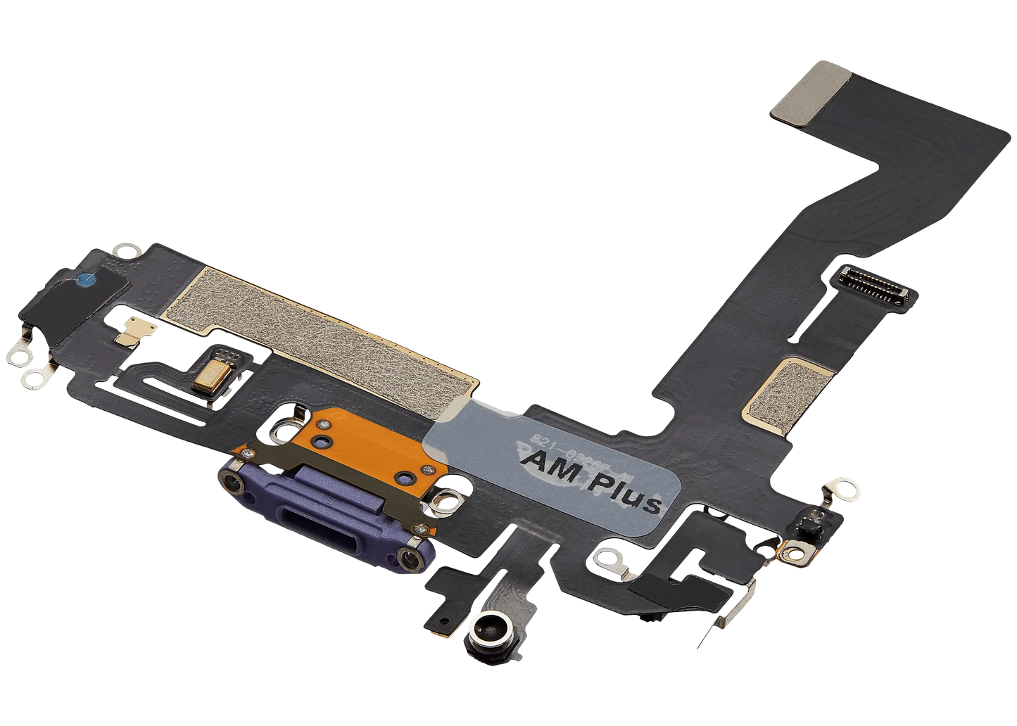 Charging Port Flex Cable For iPhone 12 (Aftermarket Plus) (Purple)