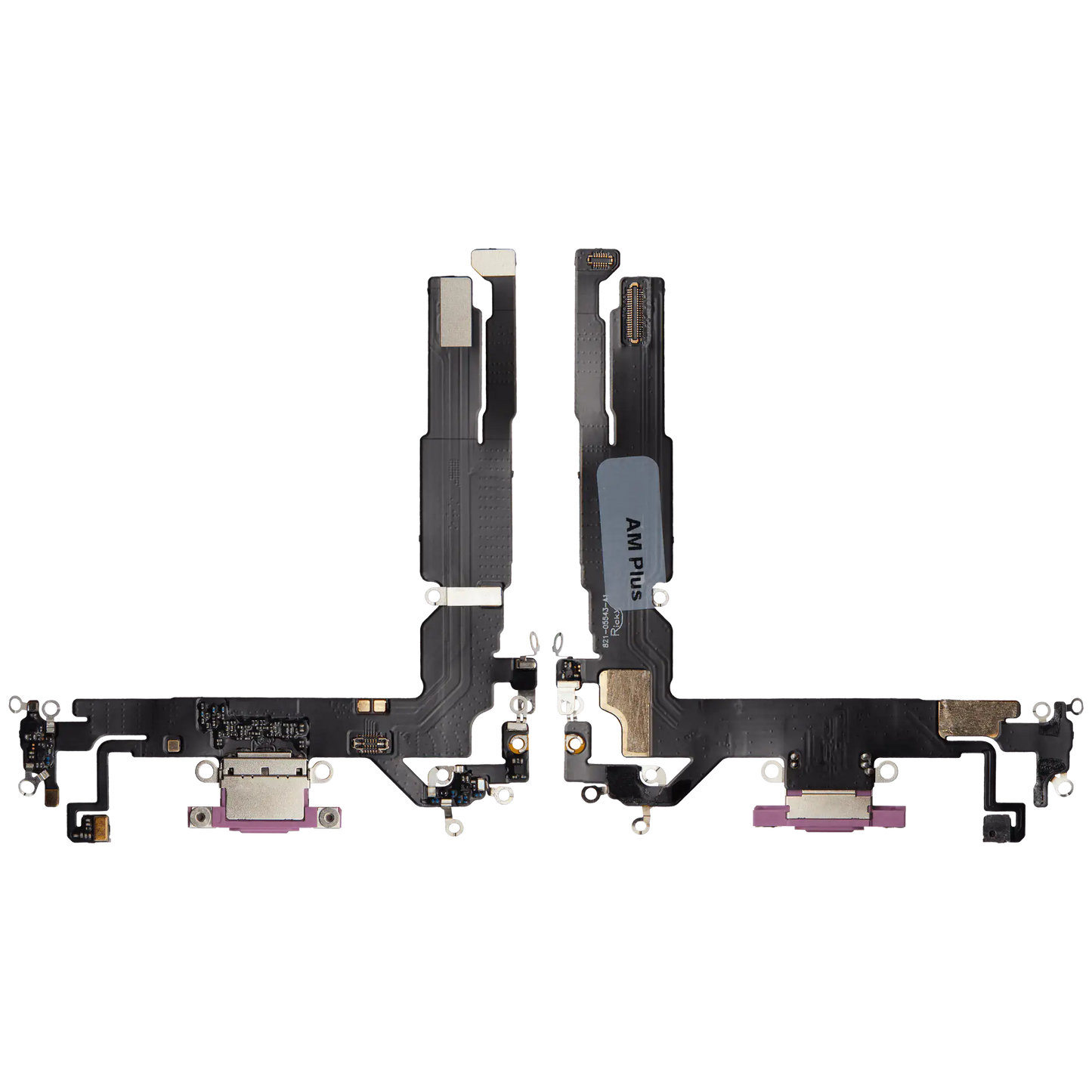 Charging Port Flex Cable For iPhone 16 (Aftermarket Plus) (Pink)