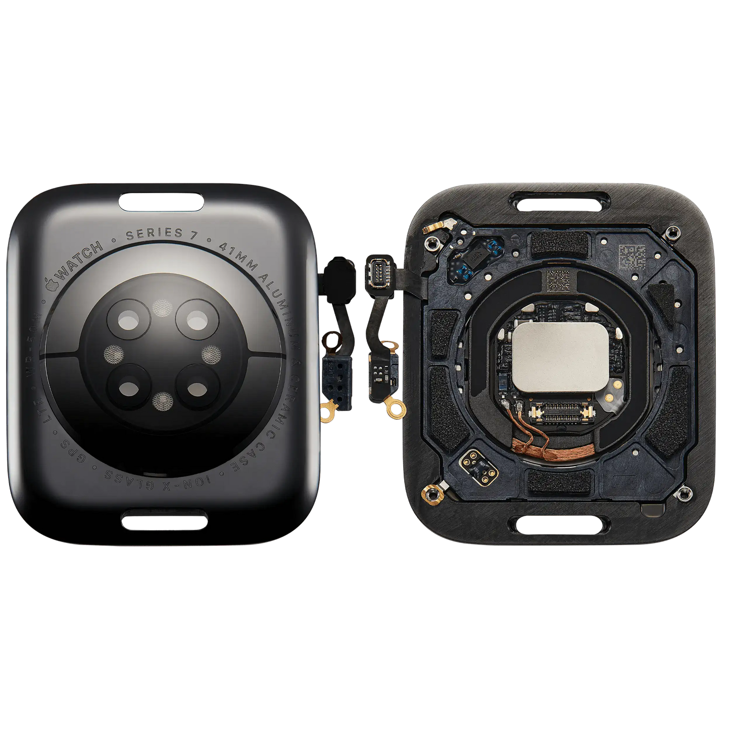 Back Cover Assembly For Watch Series 7 (41mm) (LET Version) (Aluminum / Space Black)