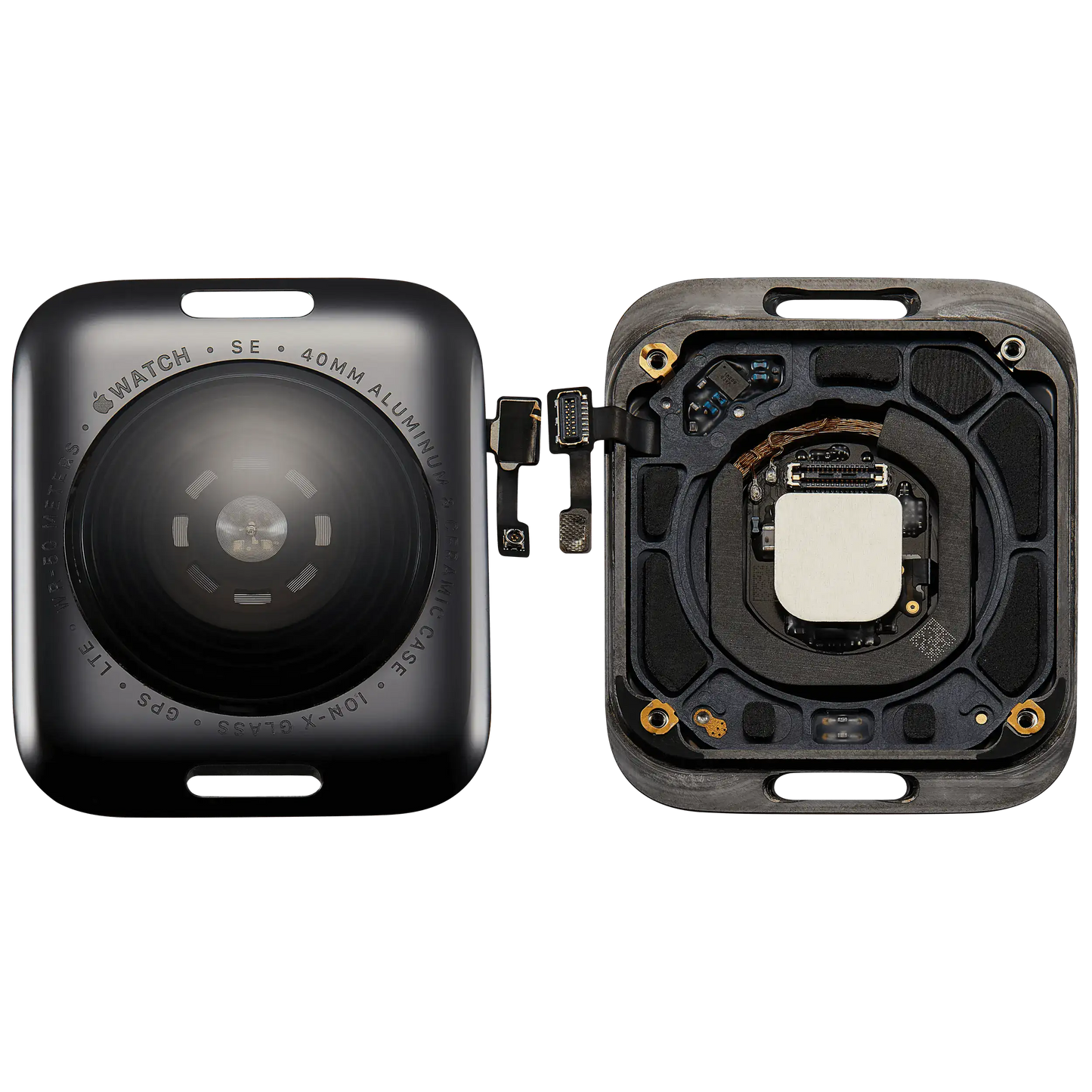 Back Cover Assembly For Watch Series SE 1st (40MM) (LET Version) (Aluminum / Space Black)