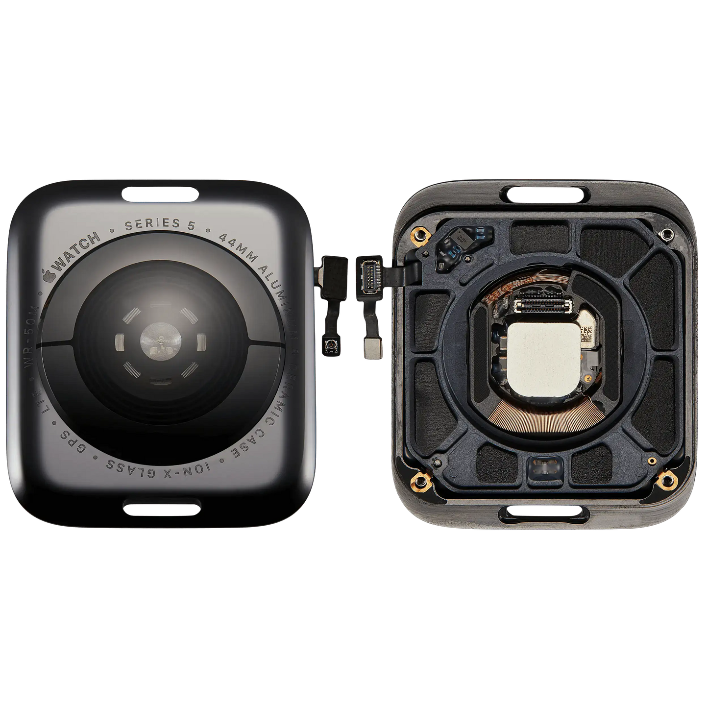 Back Cover Assembly For Watch Series 5 (44mm) (LET Version) (Aluminum / Space Black)