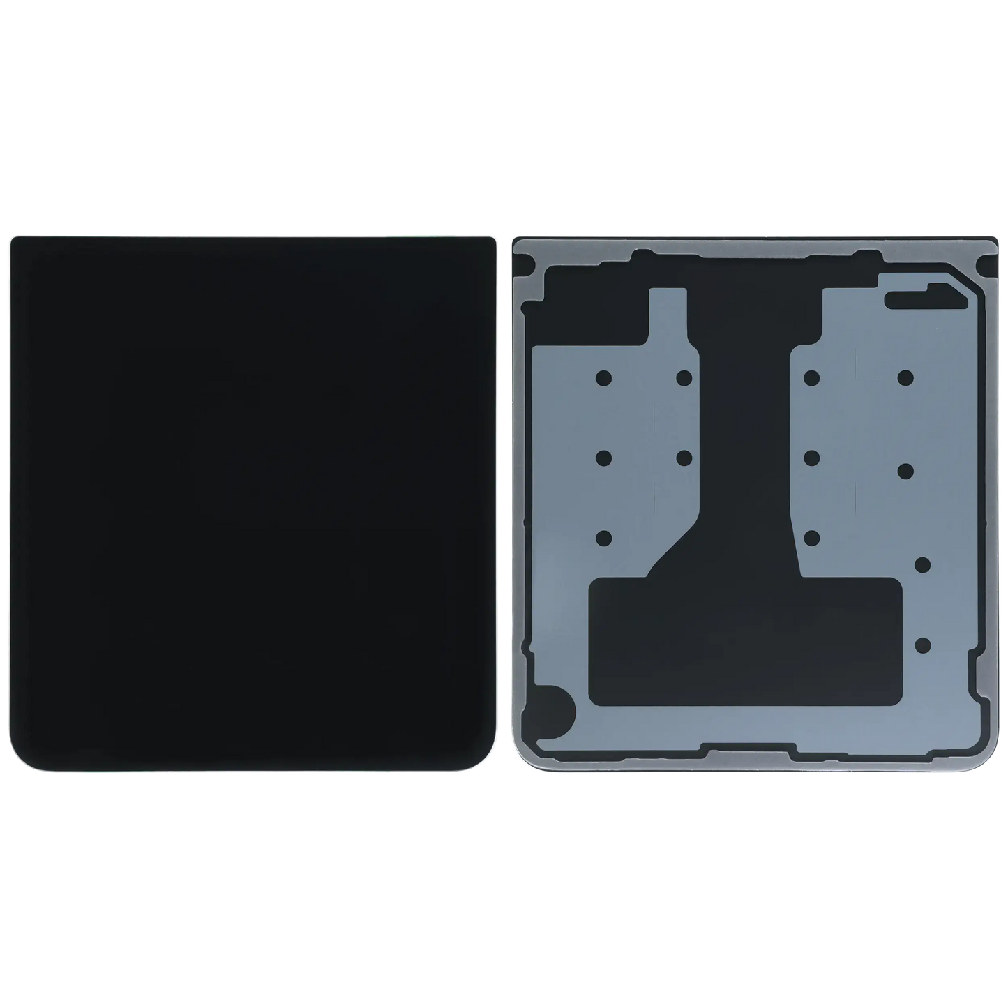 Bottom Back Cover For Samsung Galaxy Z Flip 7 5G (Service Pack) (Jet Black) - Replacement iPhone Parts