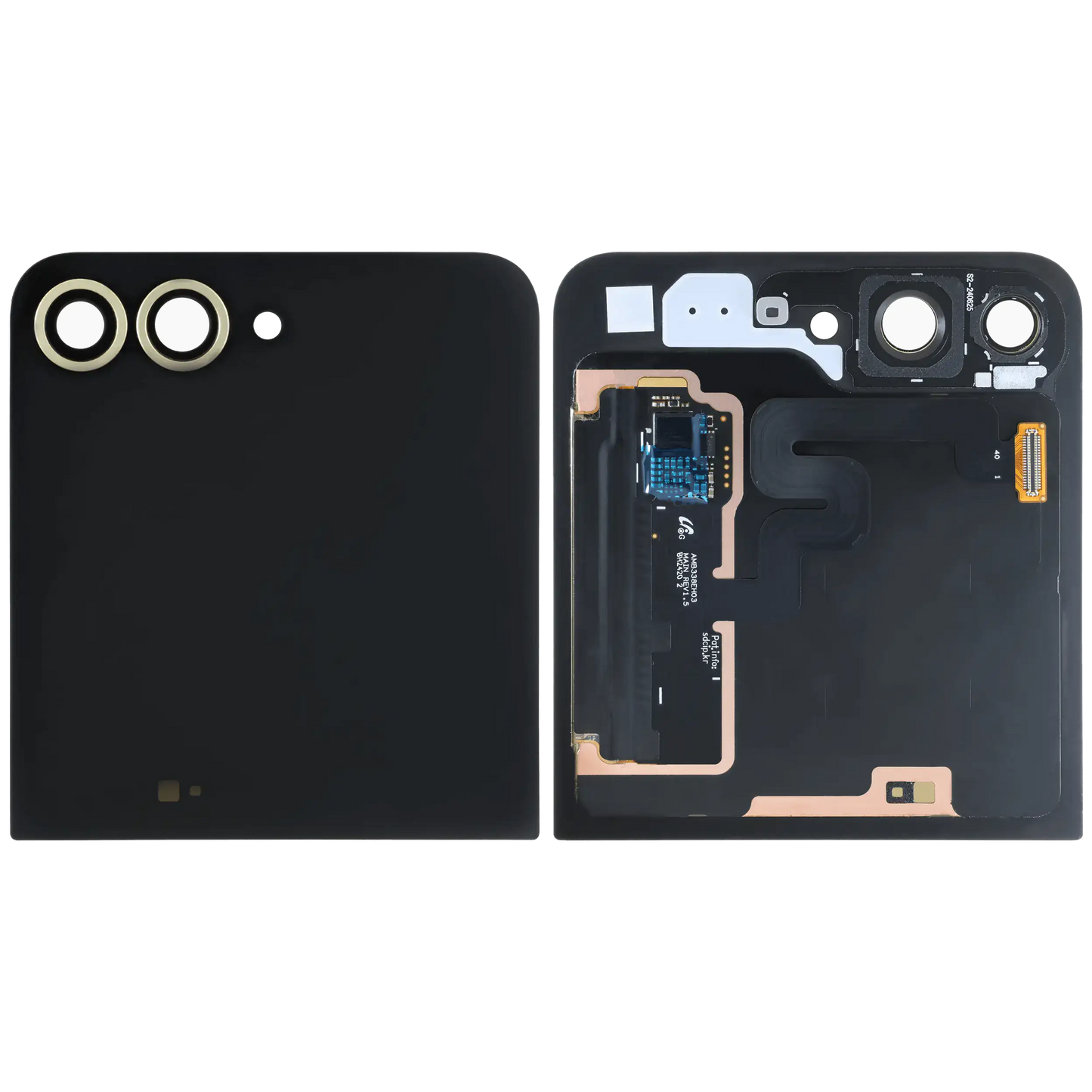 Outer OLED Assembly For Samsung Galaxy Z Flip 6 5G (US & International) (Used OEM Pull: Grade A/B) (Yellow)