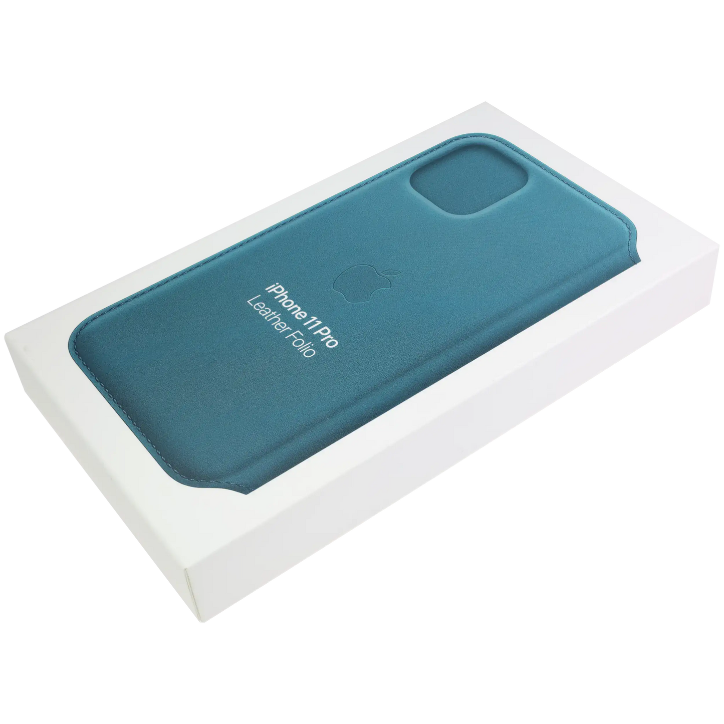 Apple Leather Folio Case for iPhone 11 Pro (OEM Brand New, Retail Packaging) (Peacock)