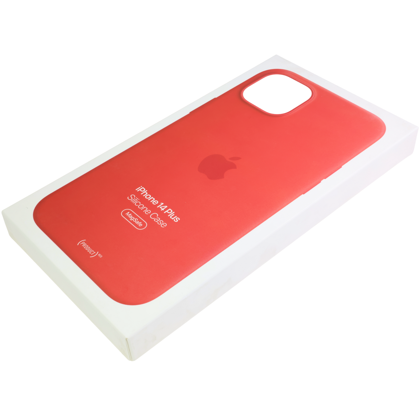 Silicon Case with MagSafe For iPhone 14 Plus (OEM Grade New) (Red)
