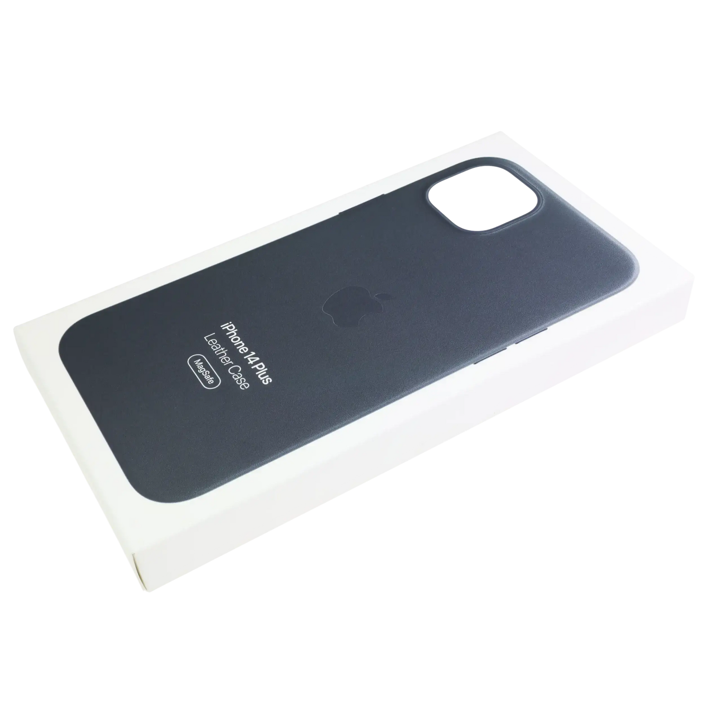 Leather Case with MagSafe For iPhone 14 Plus (OEM Grade New) (Midnight)