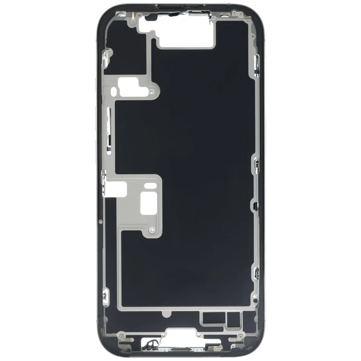 Mid-Frame Housing W/ Small Parts For iPhone 16 Pro (US Version) (Used OEM Pull: Grade A) (Natural Titanium)