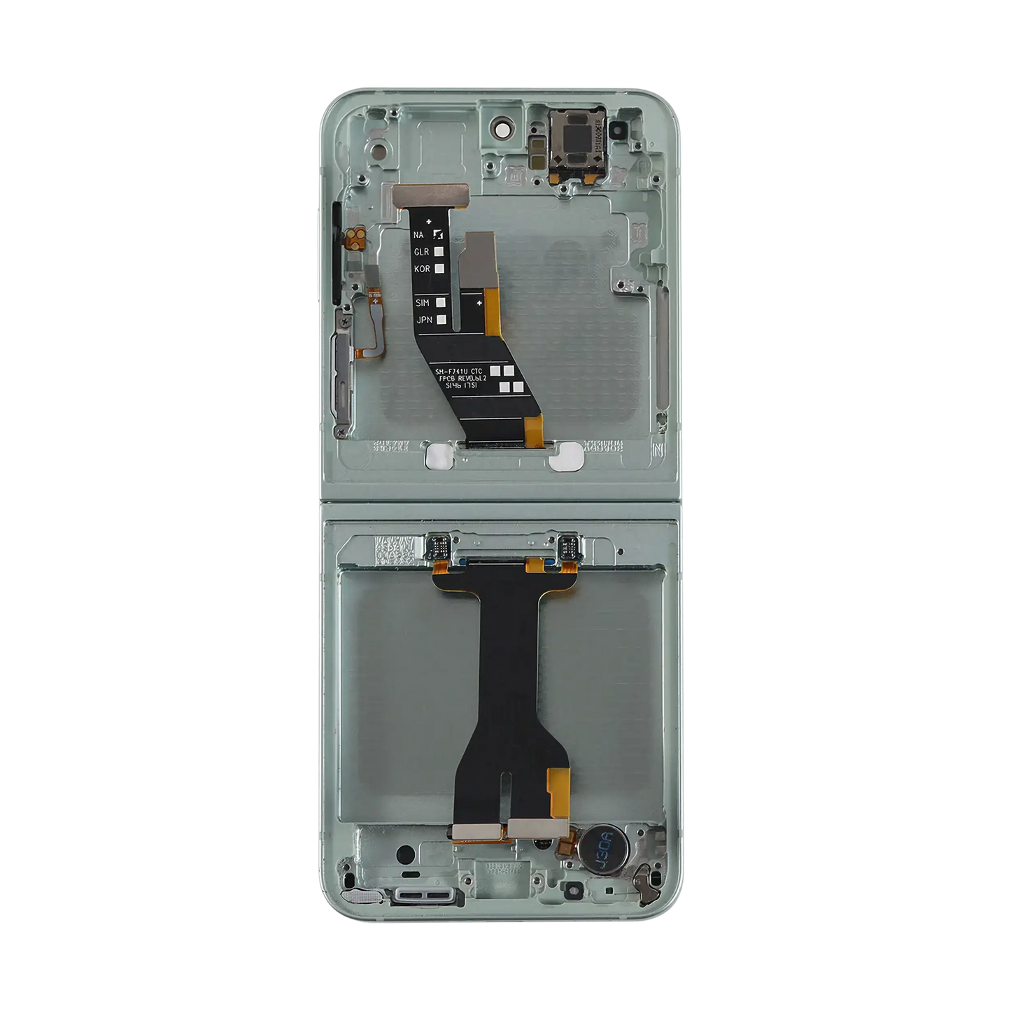 Inner OLED Assembly With Frame For Samsung Galaxy Z Flip 6 5G (US & International) (Used OEM Pull : Grade B/C) (Mint)