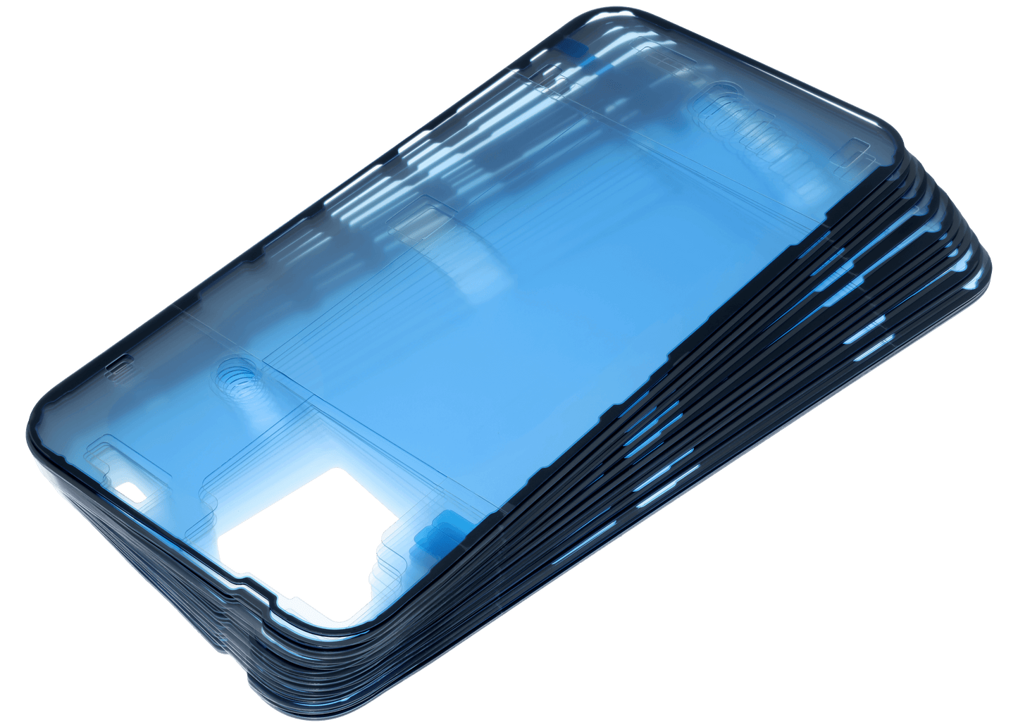 Back Cover Adhesive Tape For iPhone 14 (Black) (30 Pack) (Service Pack)