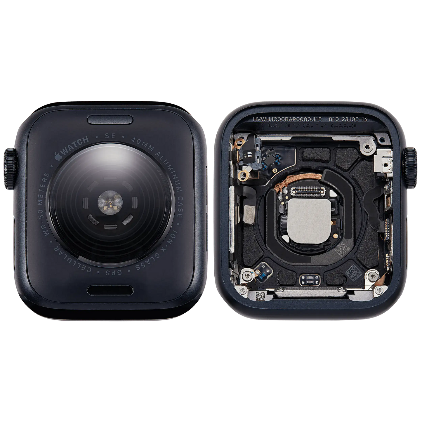 Housing Assembly For Watch Series SE 3rd (40MM) (Used OEM Pull: Grade A) (Cellular Version) (Aluminum / Midnight)