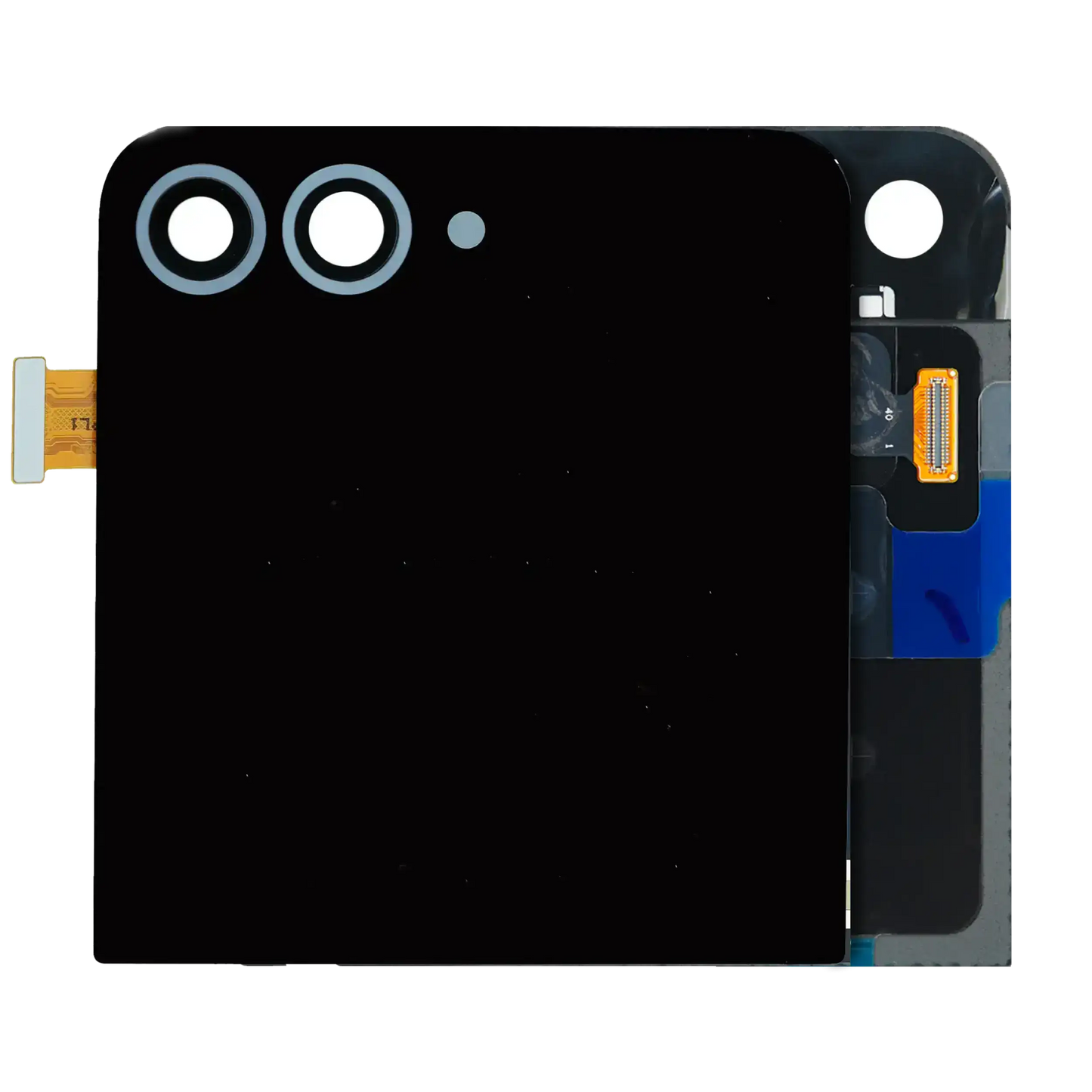 Outer OLED Assembly For Samsung Galaxy Z Flip 6 5G (US & International) (Used OEM Pull: Grade A/B) (Blue)