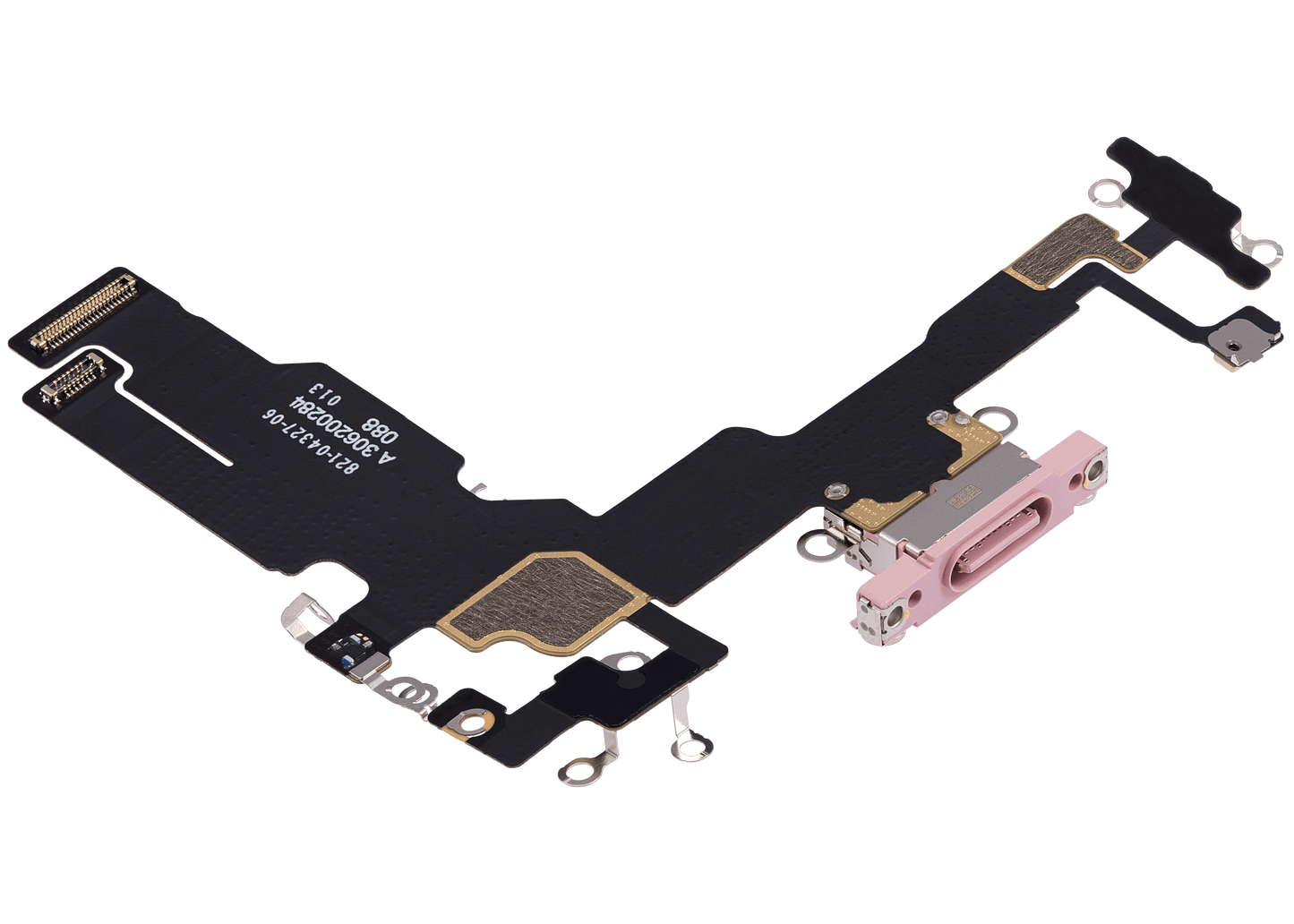 Charging Port Flex Cable For iPhone 15 (Used OEM Pull) (Pink)