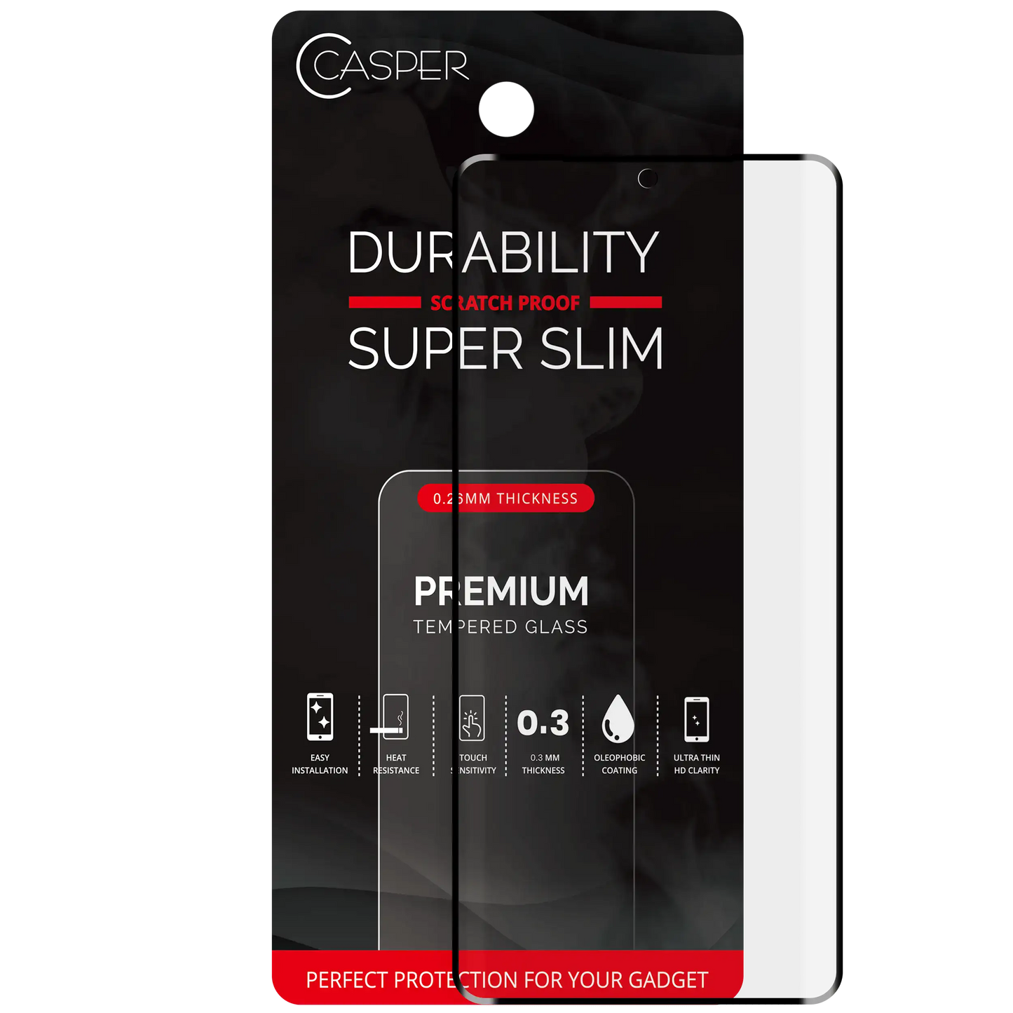 Casper Edge-glued Tempered Glass For Samsung Galaxy S21 Ultra (Case Friendly) (Retail Pack)