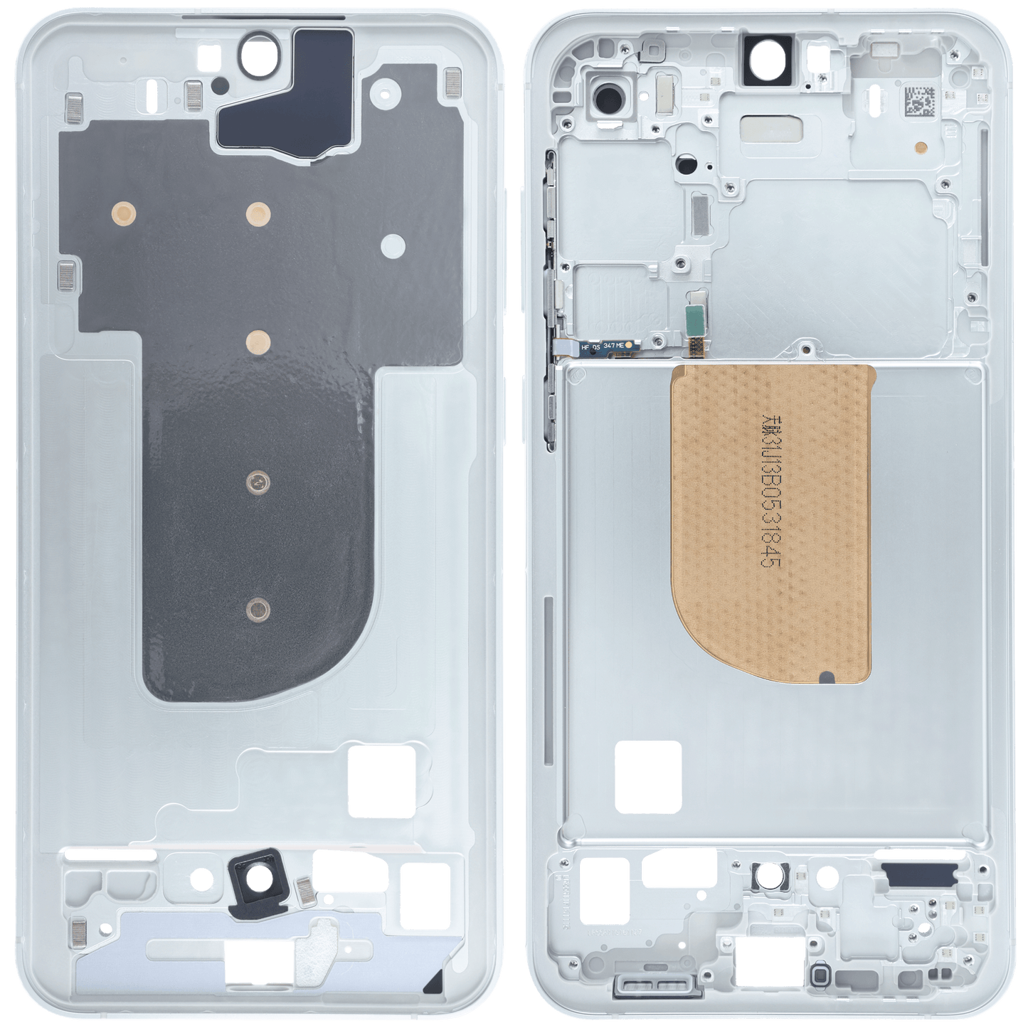 Mid-Frame Housing for Samsung Galaxy S23 FE (Service Pack) (Cream)