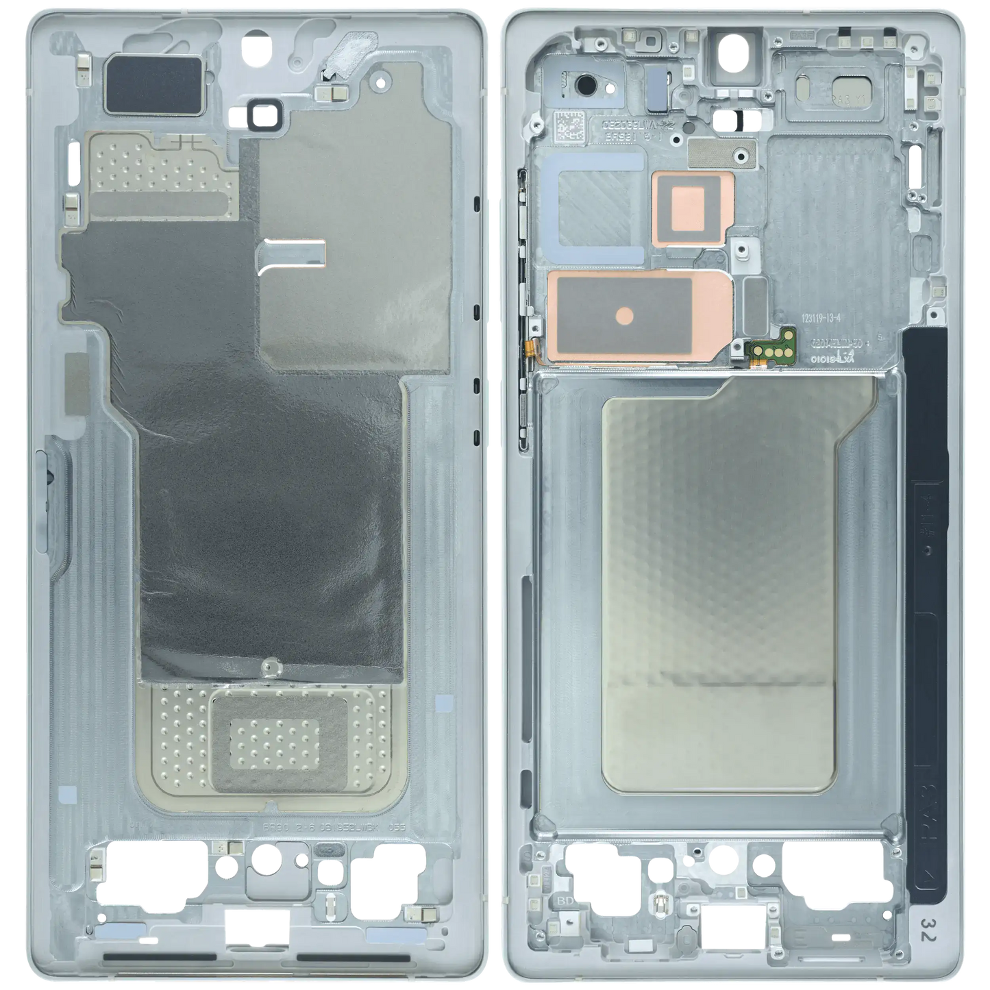 Mid-Frame Housing for Samsung Galaxy S25 Ultra (Service Pack) (Titanium Silver)