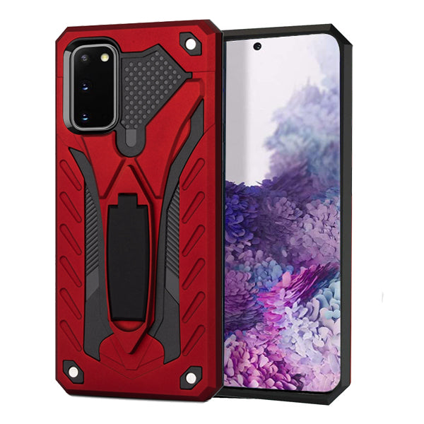 OTDR Red Rugged Defender w/ stand for Samsung Galaxy S20 Plus