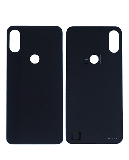 Back cover Glass For Motorola One (XT1941 / 2018) / Moto P30 (XT1943 / 2018) (Black) - Motorola replacement part - product image 3 - SKU 107082061928