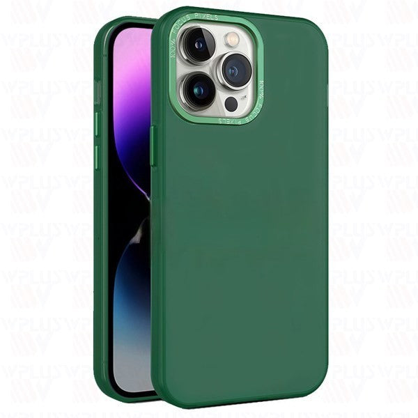 No Logo Silicone Case iPhone 15 Pro Max (Armygreen)