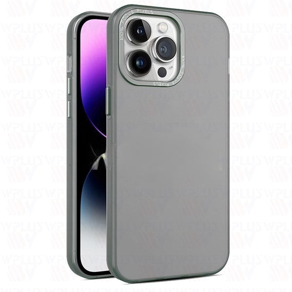 No Logo Silicone Case iPhone 15 Pro Max (Grey)