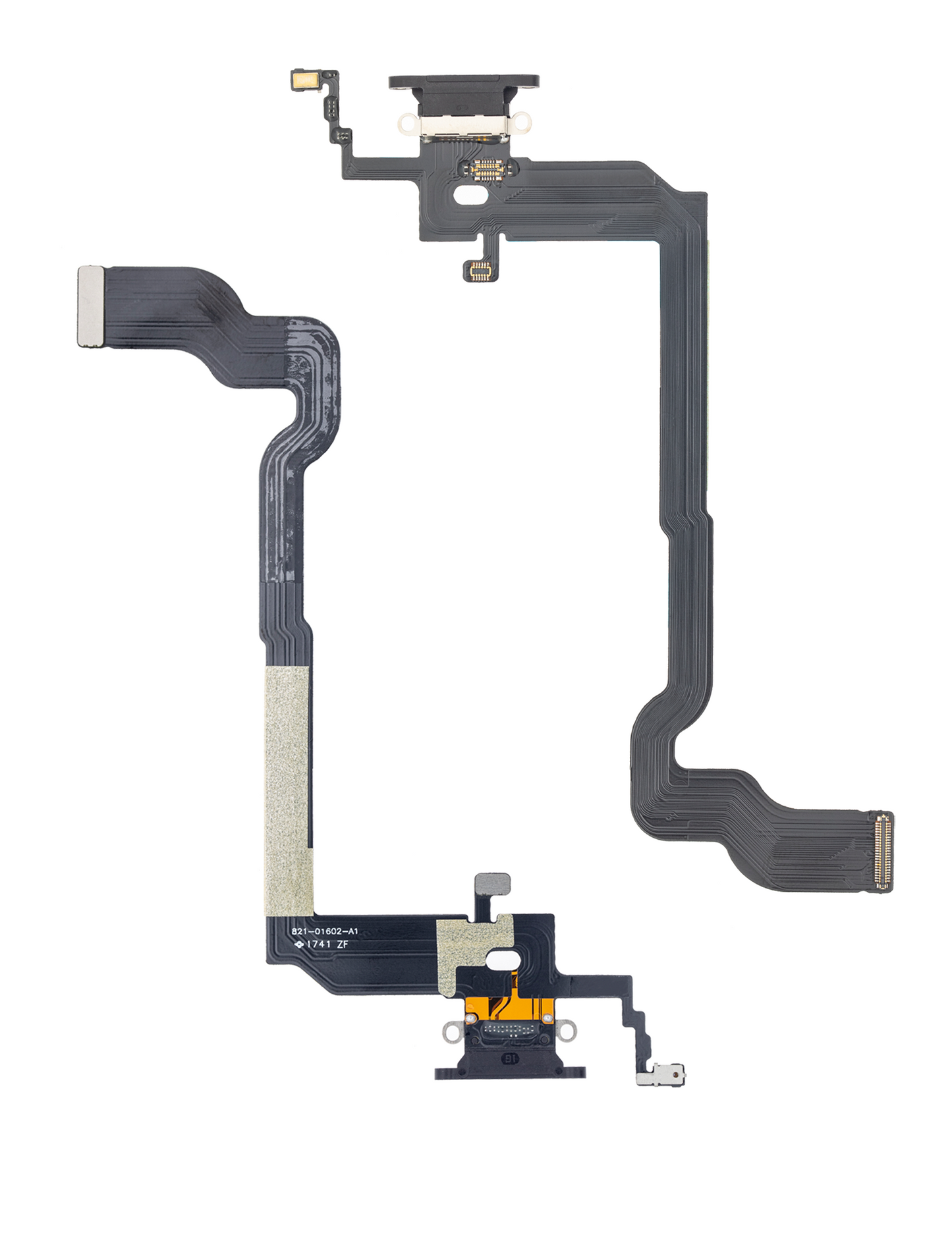 Charging Port Flex Cable For iPhone X (Aftermarket) (Space Gray)