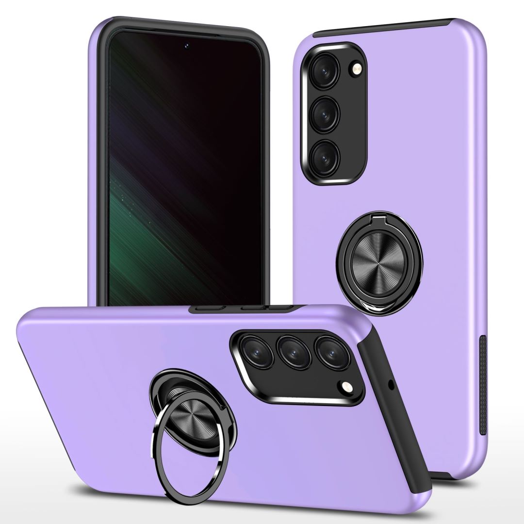 Hybrid Ring Case for Samsung S23 Purple