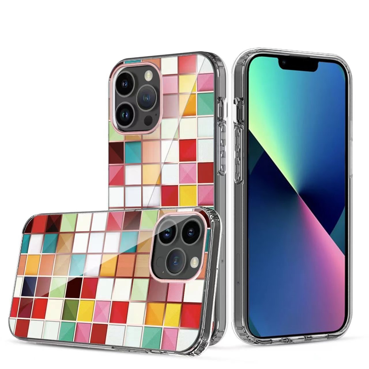 Clear Graphic Case (Square) for iPhone XR