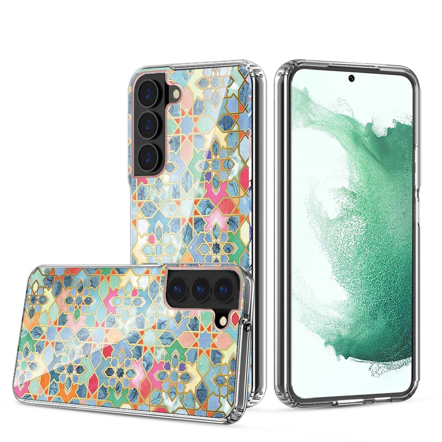 Clear Graphic Case (Mosaic) for Samsung A13