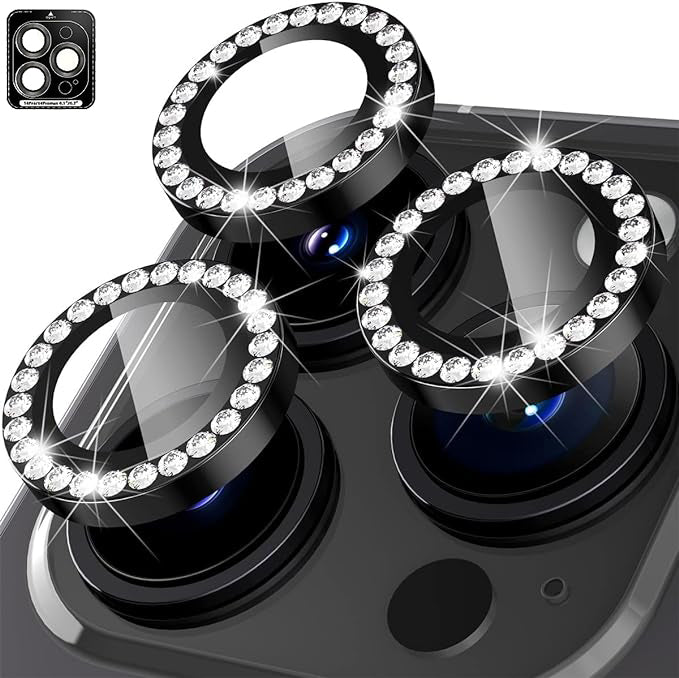 Black CAMERA Protector for iPhone 15
