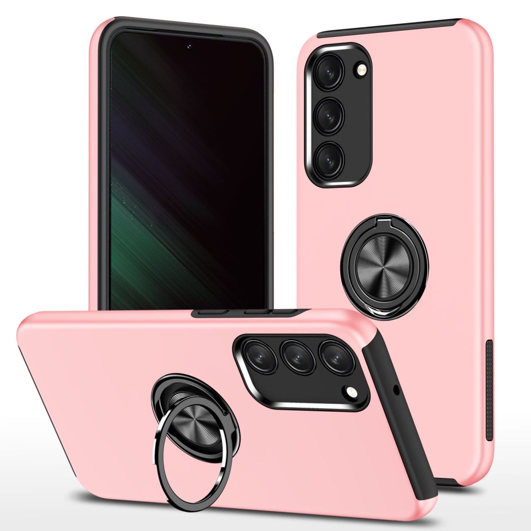 Soft Hybrid Ring Rose Gold Case For S24