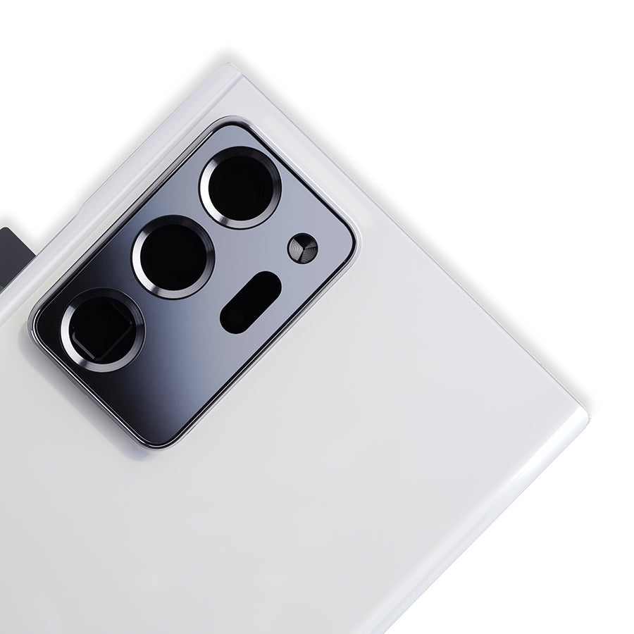 Back Cover Glass With Camera Lens Samsung Galaxy Note 20 Ultra (Service Pack) (Mystic White)