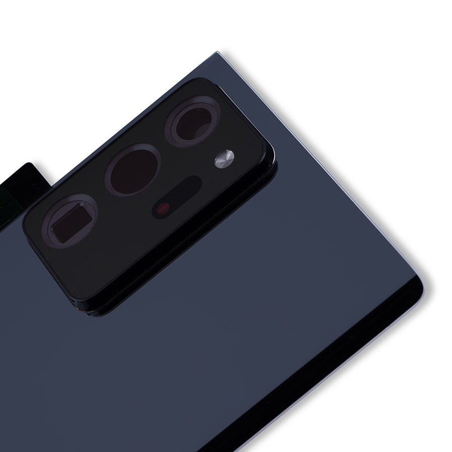 Back Cover Glass With Camera Lens For Samsung Galaxy Note 20 Ultra (Service Pack) (Mystic Black)