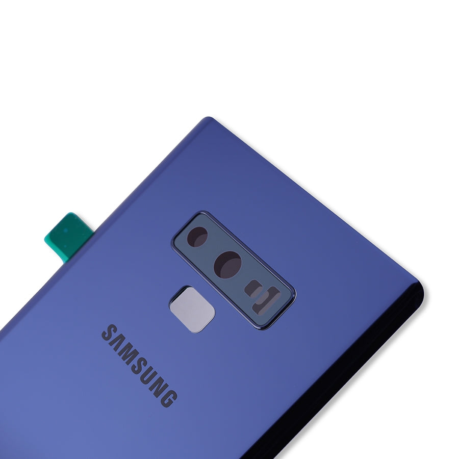 Back Cover Glass With Camera Lens For Samsung Galaxy Note 9 (Service Pack) (Ocean Blue)
