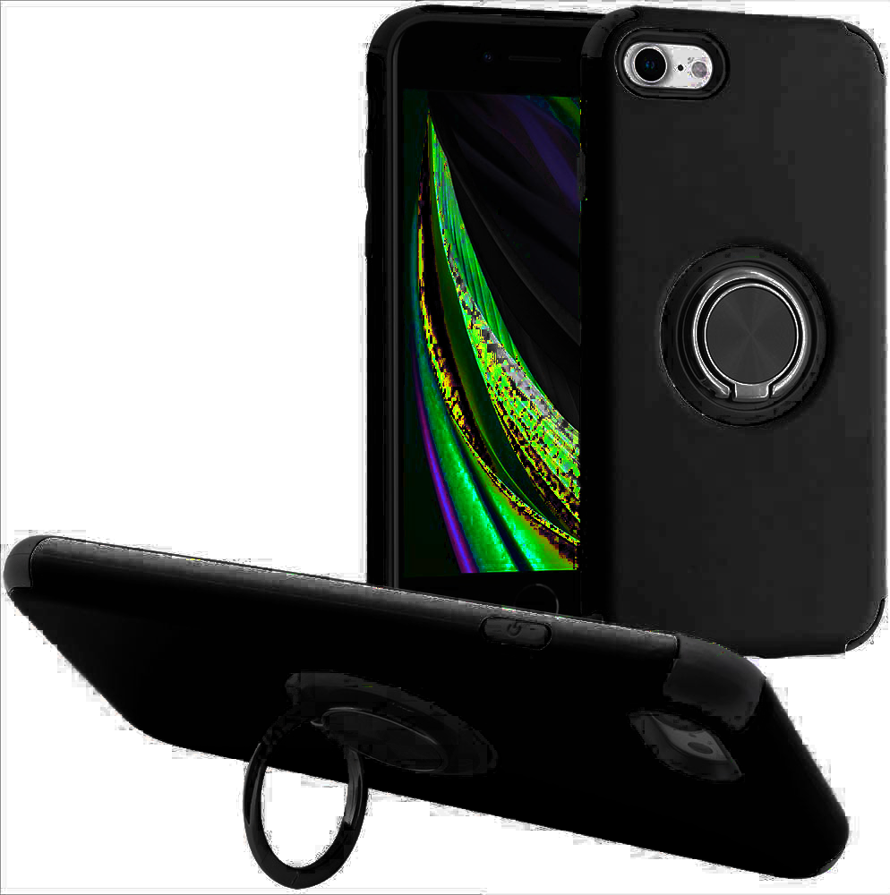 Hybrid Ring Case for iPhone 7 Black