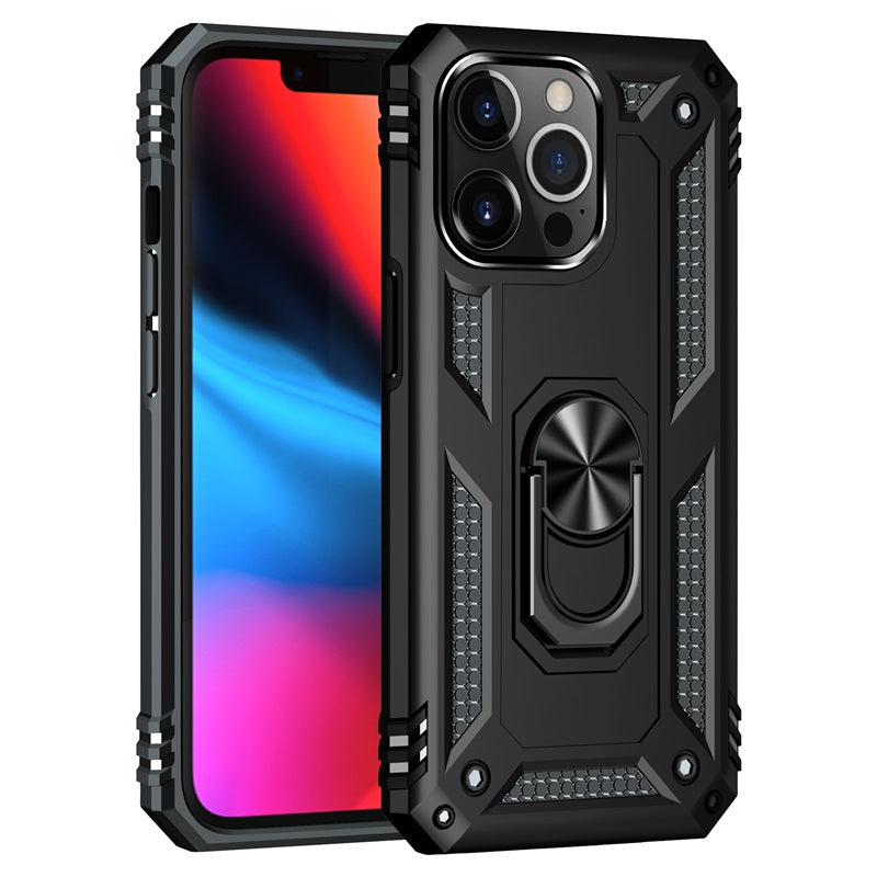 Hybrid Ring Case for iPhone 13 Black