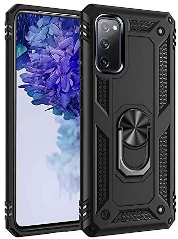 Hybrid Ring Black Case for Samsung S20 FE