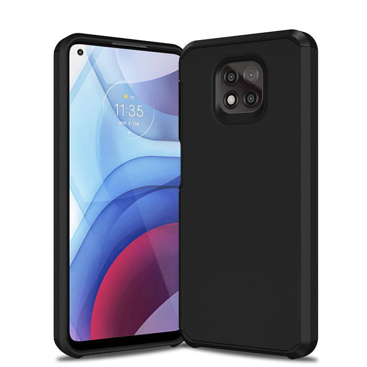 Slim Armor Protective Black Case for Motorola G POWER 2021