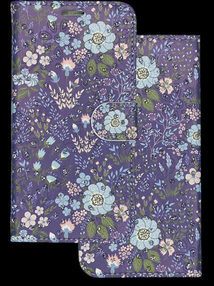Night Flowers Wallet Case Samsung S21 PLUS