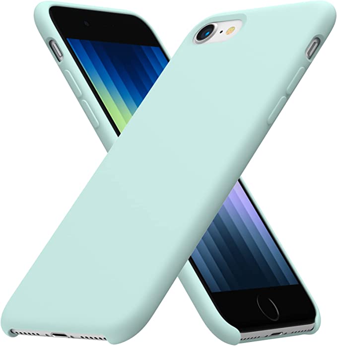 No Logo Silicone Mint Case For iPhone 7 iPhone 8