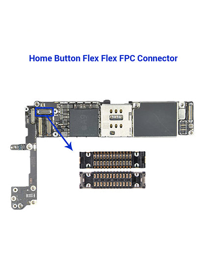 Home Button FPC Connector For iPhone 6S / 6S Plus (J4100: 22 Pin)