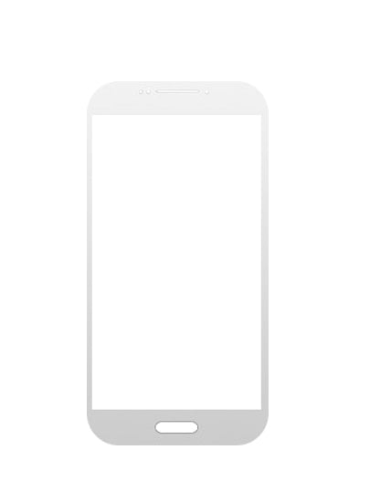 Front Glass For Samsung Galaxy S4 (White)