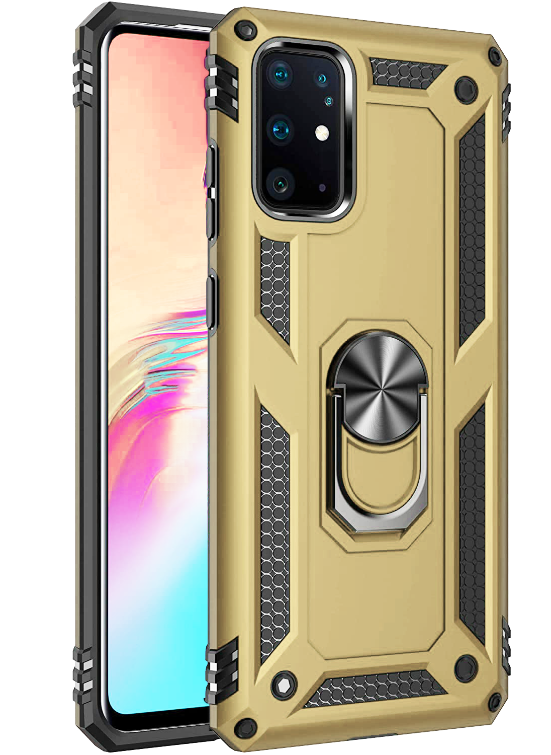 GOLD Hybrid Ring Case for Samsung S20 PLUS