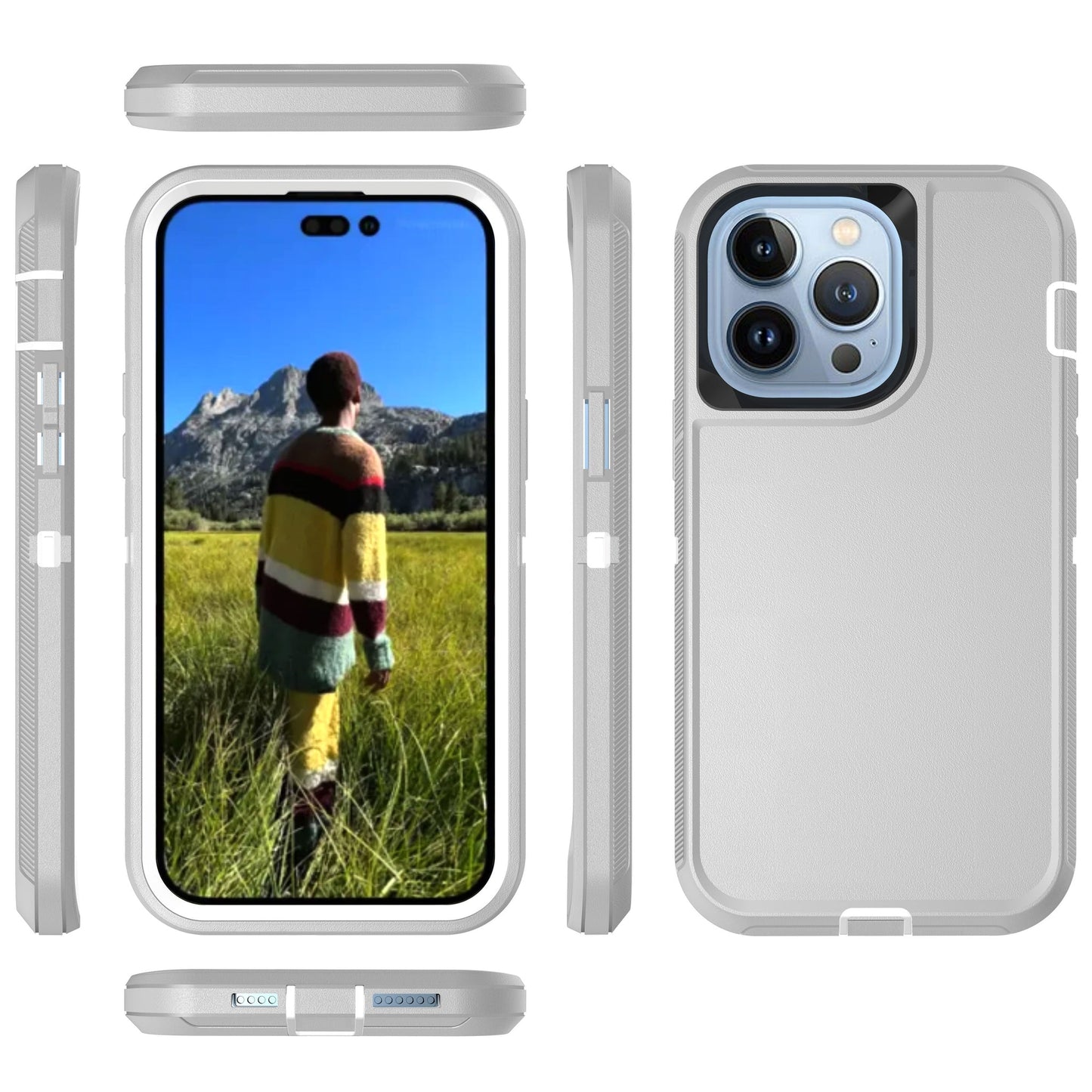 Defender Grey Case for iPhone 14 PRO MAX