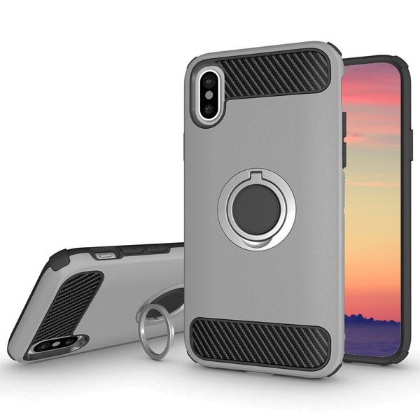 Hybrid Ring Grey Case For iPhone XS MAX