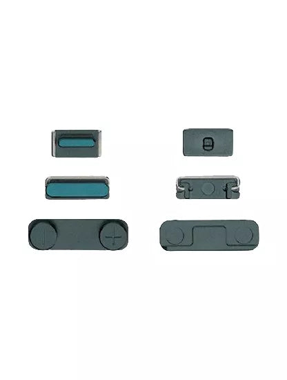 Hard Buttons Set (Power / Volume / Vibrator) For iPhone 5 (Black)